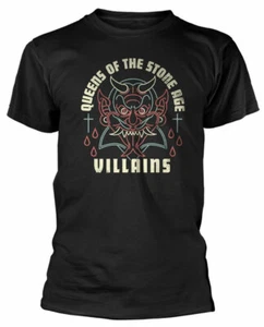 Official Queens Of The Stone Age Villains Mens Black T Shirt QOTSA Classic Tee - Picture 1 of 1