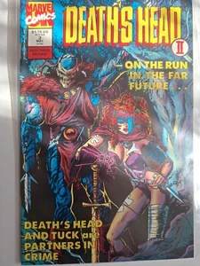 Death's Head II Limited Series #3 Marvel Uk 1992 NM Liam Sharp, Rare Flip Cover - Picture 1 of 6