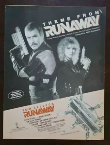 Tema de Runaway Partituras Jerry Goldsmith ~ Película Tom Selleck - Imagen 1 de 2