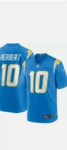 NWT Justin Herbert Chargers Nike Limited Vapor Fused Home Jersey Size Mens 3XL - Picture 1 of 3