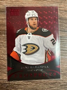 JANI HAKANPAA 2020-21 Metal Universe Premium Prospects Star Rubies #28/50 1/1