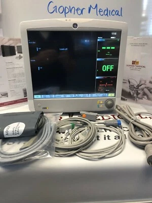GE Carescape B650 Patient Monitor w/ PDM & E-MiniC ETC02 module Biomed Tested - Image 1 of 3