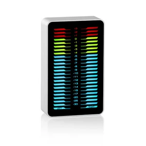 Stereo LED Sound Level Meter Dot Matrix Screen Home/Car Music Spectrum Analyzer - Picture 1 of 11