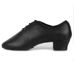 Hombre Niño Salón de Baile Tango Danza Latina Zapatos de Baile de Tacón Salsa Zapatos de Baile - Imagen 1 de 14