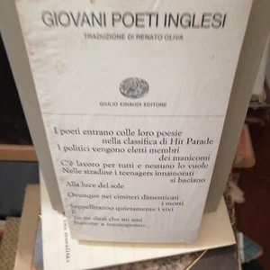 'Giovani poeti inglesi', a cura di Renato Oliva Torino: Einaudi, 1976 - Picture 1 of 2
