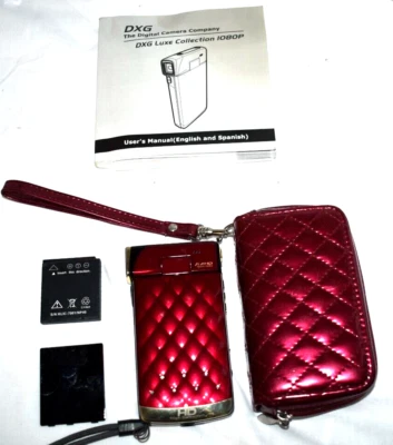 DXG 数码摄像机 1080P - 无充电器 - 二手按原样出售 (Z-1) — 第 1/4 张图片