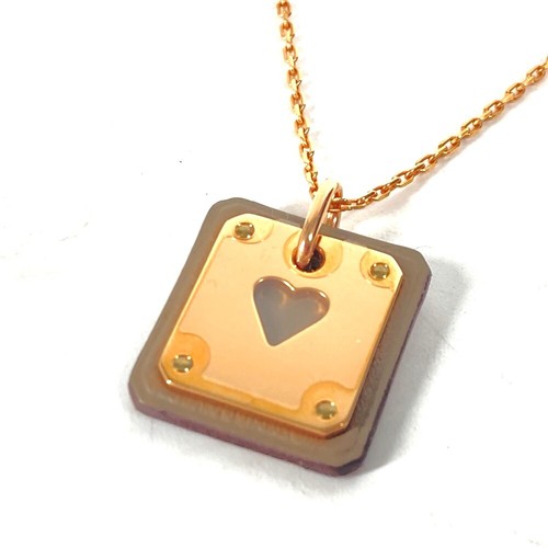 HERMÈS Collana Ciondolo Catena Cuore Asdu Cool PM Accessori