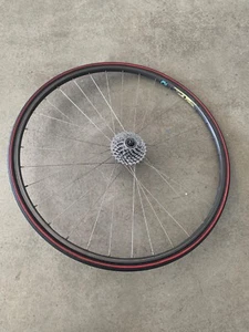 Wobler T410 700c Rear Road Bike Wheel Shimano 105 Hub OLW130 32S PV USA Shipper! - Picture 1 of 5