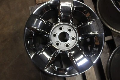2018 CHEVROLET GMC CHROME SIERRA 1500 PICKUP SUBURBAN OEM WHEEL20937762 20x9 - Image 1 of 4