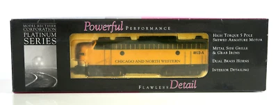 MRC HO Scale Chicago & North Western F7A #4072-A Powered - Tested - Image 1 of 4