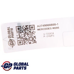 Mercedes W205 C200 274.920 184HP Engine ECU Kit A2749000800 Key Lock Automatic - Picture 1 of 12
