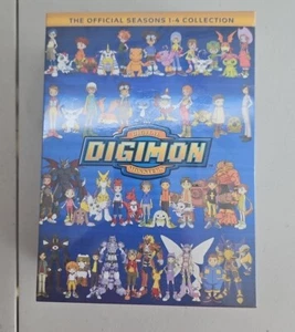 Digimon Digital Monster: The Complete Series Seasons 1-4 DVD Box Set Free Ship