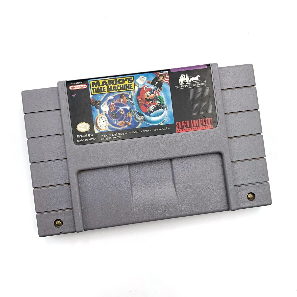 Nintendo NES Educational Mario's Time Machine Video Games Nintendo NES Educational Mario's Time Machine Video Games