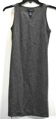 Vestido recto American Eagle Outfitters para mujer sin mangas cuello muesca mezcla de lana 0 Foto 1 de 4