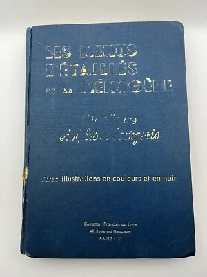 SIGNED ~ HENRI PAUL PELLAPRAT 1938 French chef LE CORDON BLEU Les Menus cookbook - Image 1 of 4