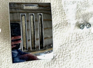 65-66 Mustang Chrome  Heater Control Face Plate - Picture 1 of 1