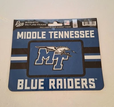 Marco magnético Middle Tennessee Blue Riders 7" X 5,5" Foto 1 de 3