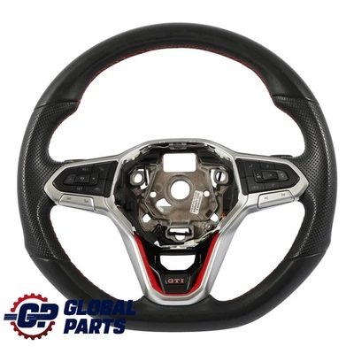 VW Volkswagen Polo Mk6 GTI Lenkrad Schwarz Leder Multifunktion 2G0419089N - Bild 1 von 4