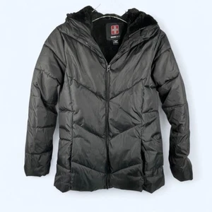 Swiss Tech Girls Winter Coat Puffer Size XXL (18) Black - Picture 1 of 9