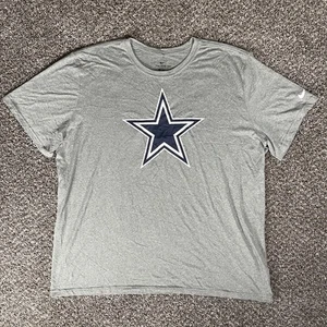 Dallas Cowboys Nike Dri-FIT Shirt Men’s Size 3XL Navy Gray Short Sleeve NFL NWT - Picture 1 of 5