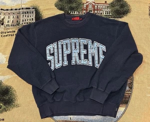 Supreme Inside Out Cuello Redondo Azul Marino Talla Mediana Azul Marino - Imagen 1 de 5
