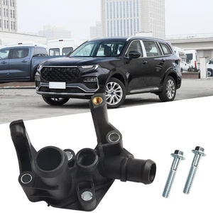 Engine Coolant Water Outlet Housing Compatible with For Ford Fiesta Focus - Picture 1 of 12