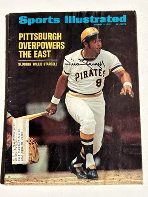 Willie Stargell Signed Autographed 1971 Sports Illustrated Magazine Pirates JSA - Image 1 of 4
