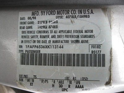 Power Steering Pump 4 Cylinder ID Hbd-eb Fits 98-99 CONTOUR 86233 - Image 1 of 4