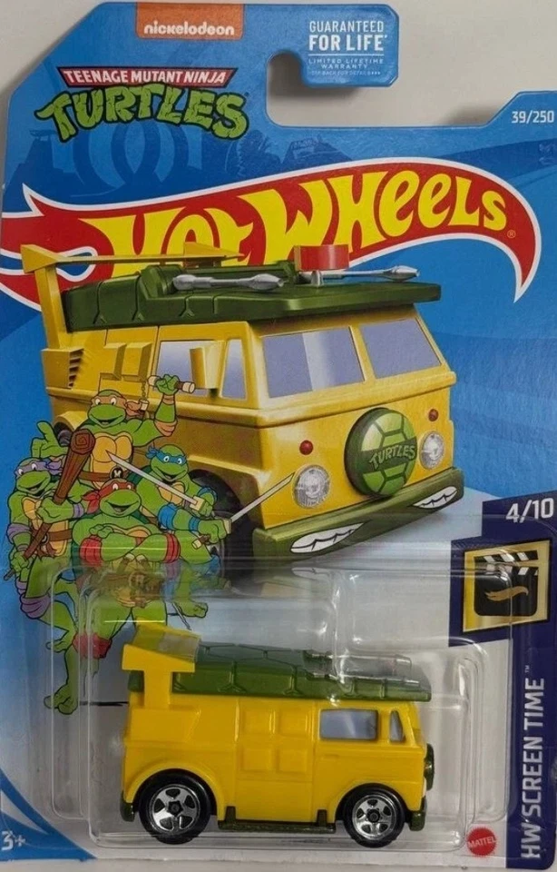 ¡NUEVO! 🐢 🚗 HOT WHEELS TIEMPO DE PANTALLA 4/10 FIESTA TORTUGAS NINJA MUTANTES ADOLESCENTES 39/250 Foto 1 de 3