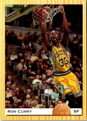 1993 Classic Draft Picks Gold Ron Curry #23 Marquette Golden Eagles - Image 1 of 2