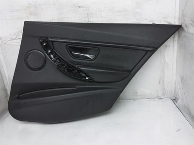 Panel revestimiento de puerta interior trasera derecha negro fabricante original BMW 328I 2012-2016 Foto 1 de 4