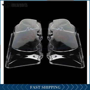 Pair Headlight Lens Headlamp Cover For BMW 2001-2006 M3 / 99-03 E46 2DR LH+RH - Picture 1 of 9