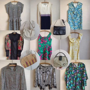 Lote de 14 carteras de ropa de colección años 60 70 80 revendedor al por mayor paquete talla XS S M  - Imagen 1 de 15