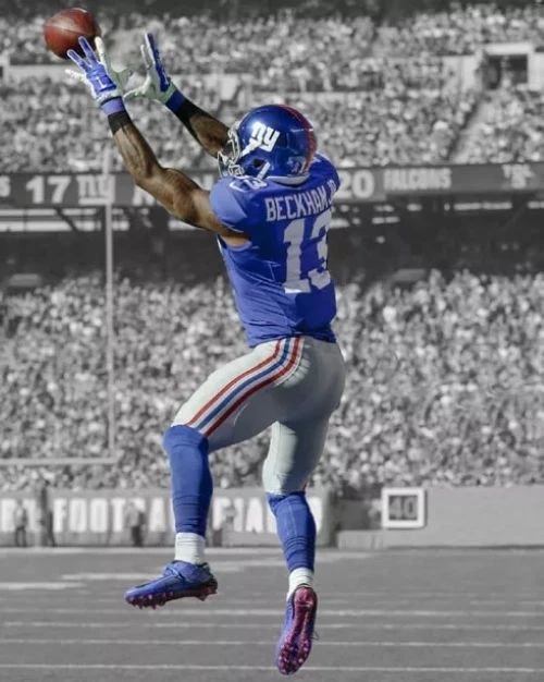 Impresión fotográfica de los New York Giants ODELL BECKHAM JR - 8" x 10" Foto 1 de 1