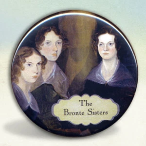 Bronte Sisters Emily Charlotte Anne Pocket Mirror Tartx - Picture 1 of 3