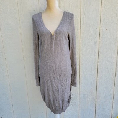 Victoria's Secret Cashmere Blend Knit Sweater Dress Slip Lining Long Sleeves L - Image 1 of 4