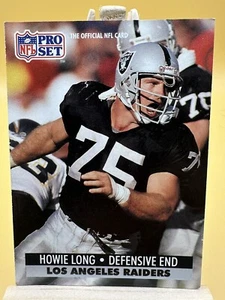 1991 Pro Set Howie Long #191 football card Los Angeles Raiders  - Picture 1 of 2