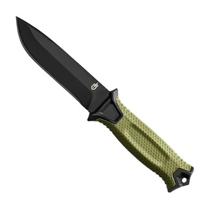 Gerber USA Strongarm Fixed Blade Survival Knife - Coyote Brown Serrated Sharpie - Picture 1 of 12
