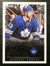 2013-14 13/14 Score Hockey HOT ROOKIES #628 Michael Kostka Toronto Maple Leafs
