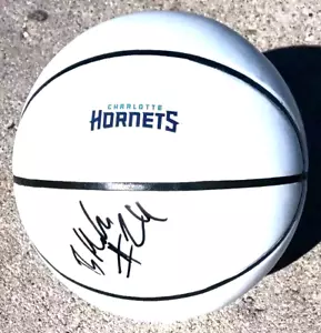 BRANDON MILLER Charlotte Hornets SIGNED Basketball JSA COA - Picture 1 of 3