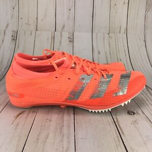Adidas Mens Adizero Ambition Track Spikes Coral Mid Distance EE4606 Choose Size