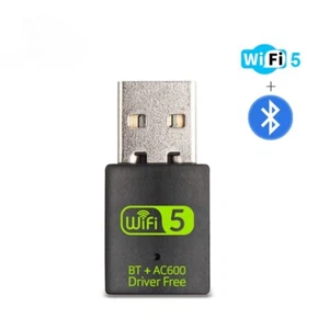 600Mbps WiFi 5.0 Antenna 2.4G/5.8GHz Dual Band BT Wireless Adapter For PC Laptop - Picture 1 of 7