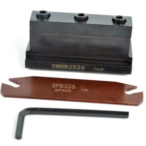 Varilla de herramienta de corte SMBB2526 + SPB26-3 cortador de ranura corte SMBB 2526 para SP300 - Imagen 1 de 9
