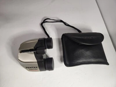 Pentax Jupiter 8x20 MCFII Compact Black Binoculars w/Case Birding Hunting - Image 1 of 4