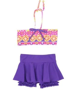 Purple Skirted Halter Bikini 2T 3T 4T - Picture 1 of 1