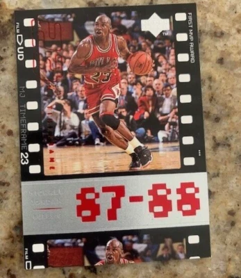 Tarjeta Michael Jordan 1998 UD Timeframe23 87-88 PRIMER PREMIO MVP # 18 Foto 1 de 2