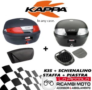 HONDA SILVER WING 400 2015 2016 2017 BAULETTO KAPPA MONOLOCK K35 + K627 + KR19M - Foto 1 di 1