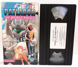 Patlabor Mobile Police TV Series 2001 VHS Tape Promo Screener Japan Anime Mechs - Picture 1 of 4