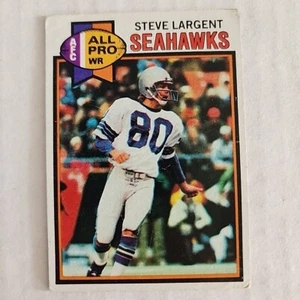 Steve Largent 1979 Topps Seattle Seahawks #198 - Imagen 1 de 2