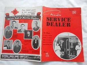 RADIO SERVICE HÄNDLER Magazin-JANUAR 1941-F-M LUFTANLAGEN - Bild 1 von 2